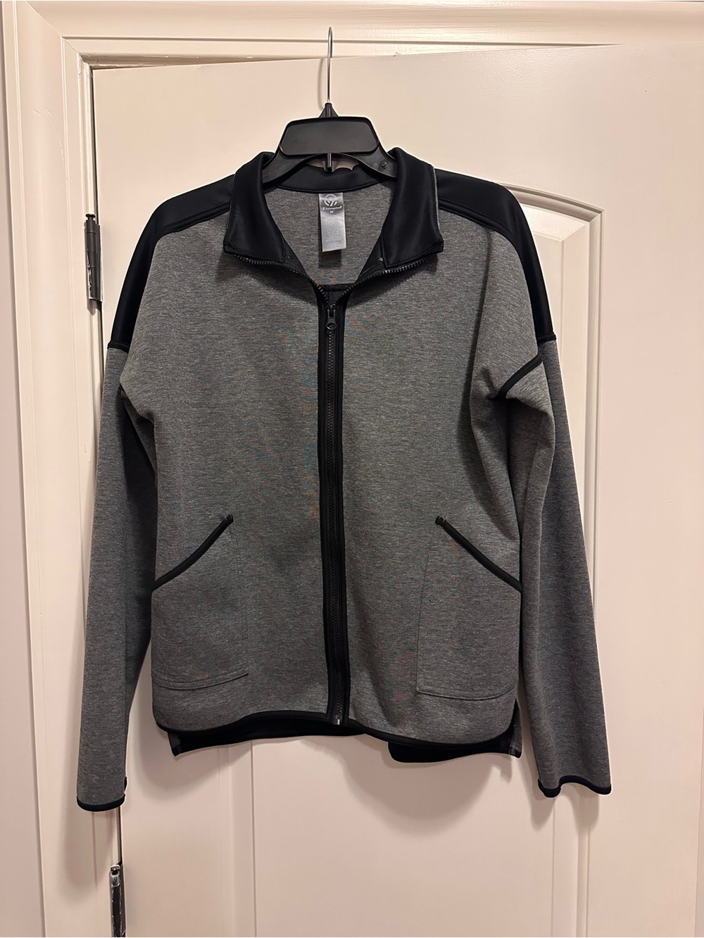 Champion Grey and Black Full-Zip Shirt Jacket